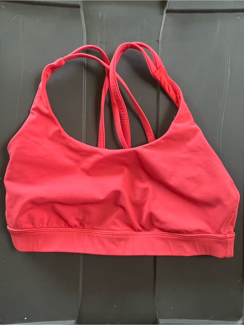 lululemon athletica Red Strappy Low-Impact Sports Bra